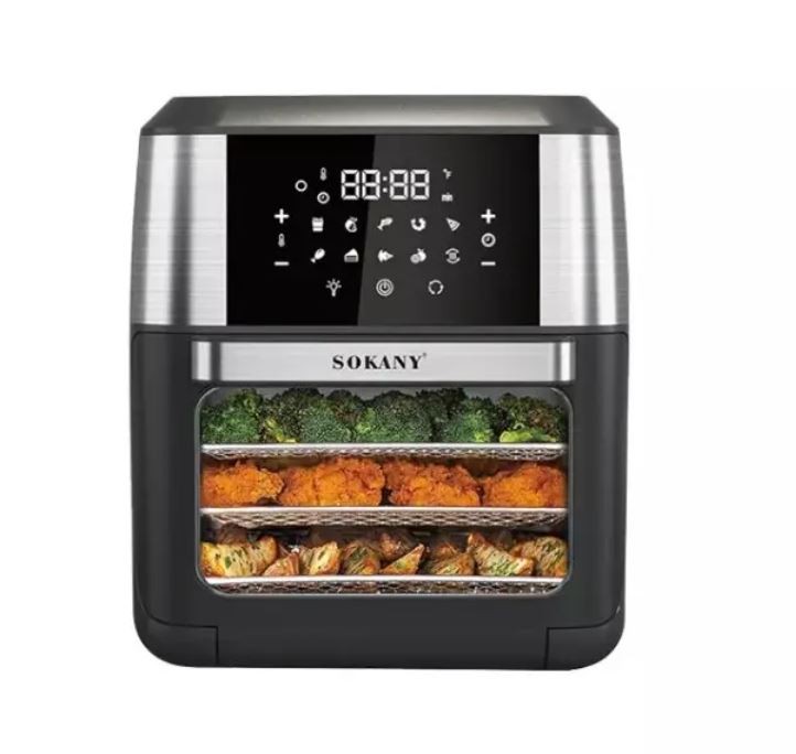 Freidora de aire 12 litros digital tipo horno sokany SK-ZG-8029