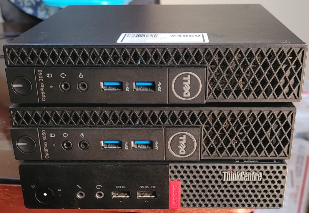 Oferta mini CPU Dell y lenovo Core i5 7ma Gen Ram 8gb ddr4 Disco 256gb SSD WIFI