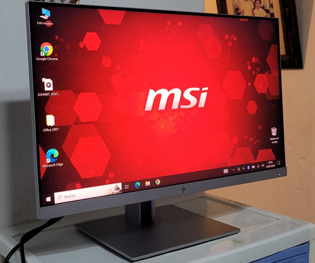 Monitor hp 24 Pulg Full 1080p hdmi ips Sin Bordes