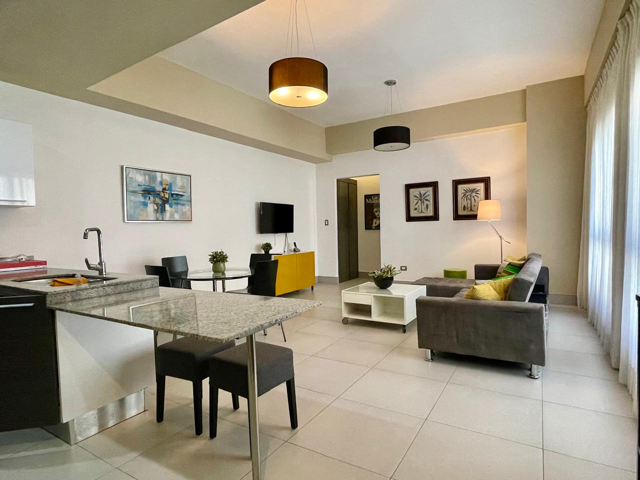 Apartamento de 1 Habitación Amueblado Venta en República Dominicana